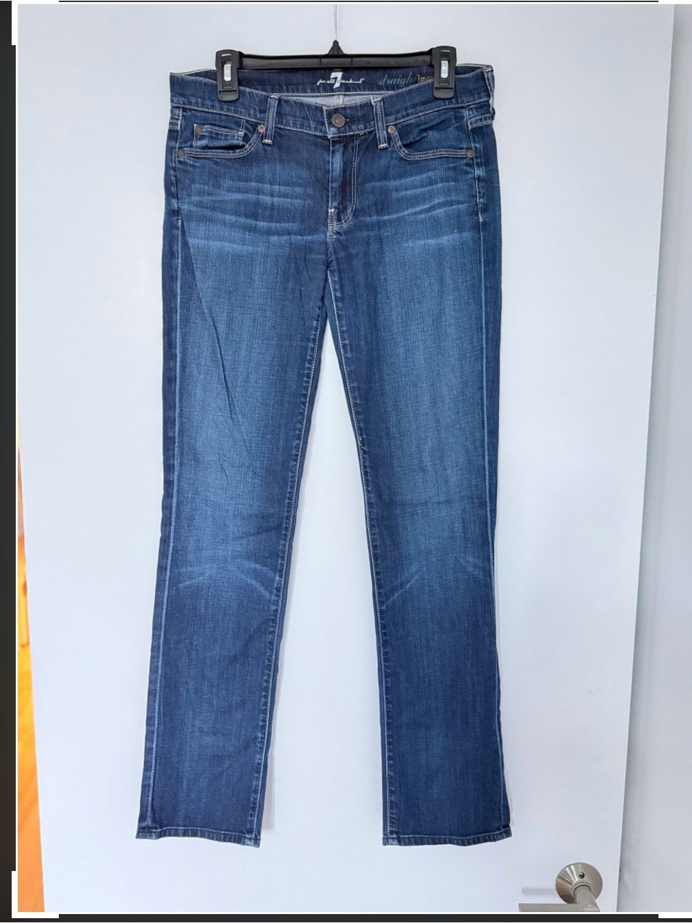 7 For All Mankind Straight Leg Jeans Size 28